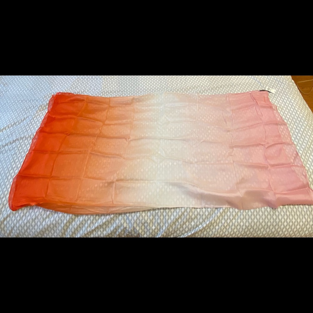Henri Bendel Cote D’Azur Ombré Chiffon Scarf